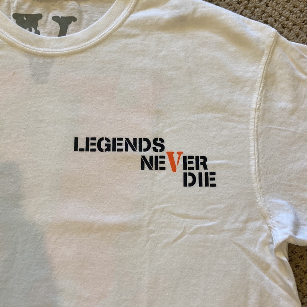 Juice Wrld x 999 Legends Never Die Vlone Butterfly T-shirt - Picture 5 of 6